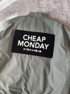 CHEAP MONDAY チープマンデー MA-1カーキ グレー サイズM