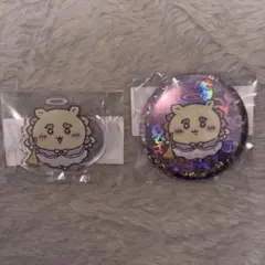 ちいかわ てんし＆あくま アクスタ 缶バッジ シーサー2点セット