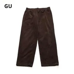 GUジーユー　コーデュロイパンツ　カジュアル　XL LL 大きいサイズ　ゆったり