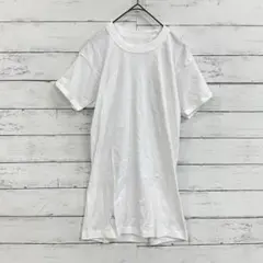 インナー 半袖Tシャツ 無地 ホワイト 綿100% Mサイズ