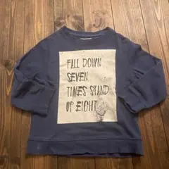 ZARA kids 男の子　５歳　110cm 青　紺色　トレーナー