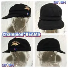 ビームス*チャンピオン champion BEAMS 染込プリントソフトキャップ
