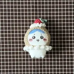 いちごチョコケーキ　ぬいぐるみ用　ぬい服　ちいかわ　帽子　ハンドメイド　編み物のサムネイル