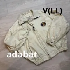 adabat クリーム色 ジップアップジャケット