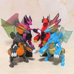 クロックワーク・クリプテッド 【竜種・二脚幼体型】　4体セット