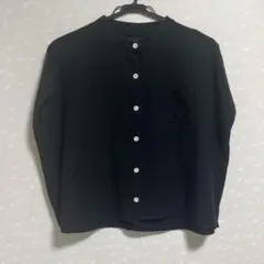 ヤンマ産業 会津木綿 スタンドカラーシャツ 袖なし すいか縞 YAMMA