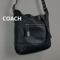 COACH ワンショルダーバッグ レザー ブラック archive Y2K