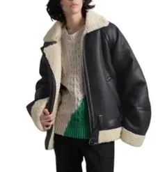 【極美品】HARE オーバーサイズ フェイクムートン B-3 メンズ