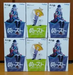 ぬーどるストッパーフィギュア　薬売り×4、洩矢諏訪子×2