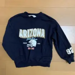 キッズトレーナー　h&m 110 116 美品　ネイビー　未使用