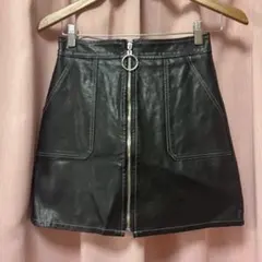 SPIGA スピーガ レザーミニタイトスカート