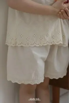 新品　aladin kids lace skirt pt