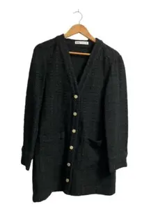 ZARA ツイード風　L ブラック　ジャケット