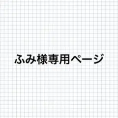 ふみ様専用ページ