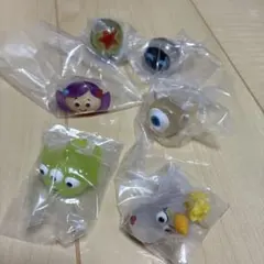 ピクサーキャラクター　ファッションリング　ロイヤルクリア　2点セット