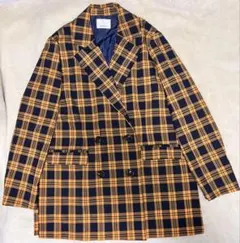 EGOISTオーバーチェック柄ジャケット