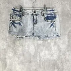 tommy girl トミーガール (M)デニム ショートパンツ ブルー