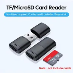 ★新品★小型★マイクロSDカードリーダー・ライター★USBアダプター★黒★のサムネイル