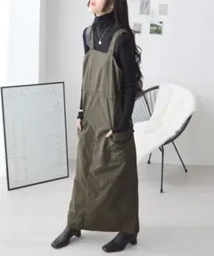 ReDial ミリタリージャンパースカート カーキ