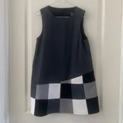 新品タグ付き✨BeBeべべ✨グレーノースリーブフォーマルワンピース120入学式