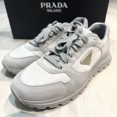 PRADA 【超美品】 Prax 2.0 スエードディテール スニーカー
