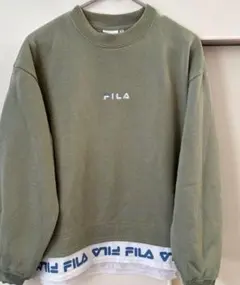 FILA フィラ　トレーナー スエット　裏起毛　長袖　Mサイズ　　 ロゴ