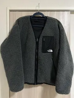 ザ・ノース・フェイス カーディガンボアジャケット グレー Mサイズ