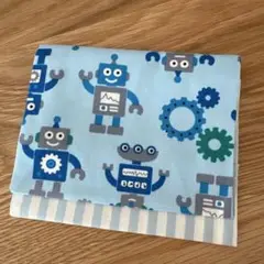4809【2点100円、3点200円引き】ロボット柄移動ポケット