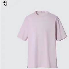 UNIQLO　+J　スーピマコットンリラックスフィットクルーTシャツ　L　ピンクのサムネイル