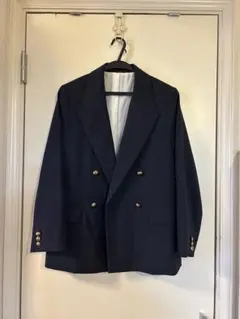 ミラオーウェン 金釦 ダブル ブレスト ジャケット ネイビー1