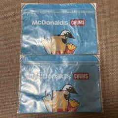 未開封　マクドナルド　ジッパーポーチ　CHUMS