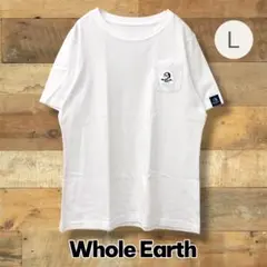 Whole Earth（ホールアース） アウトドア ポケットTシャツ 白 Ｌのサムネイル