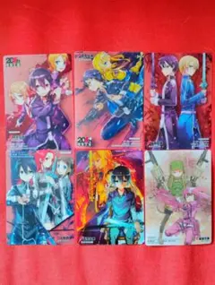 【ソードアート・オンライン】購入特典クリアシート6枚セット