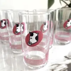 森永 コーラス ガラス コップ セット タンブラー 硝子製 昭和レトロ