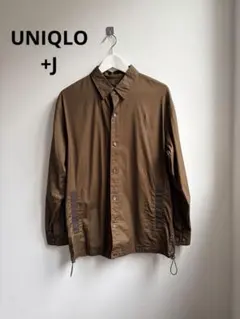 ユニクロ＋Ｊ　オーバーサイズシャツブルゾン　オリーブ　M