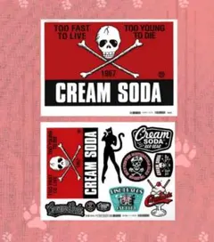 【希少】CREAM SODA 角ドクロ ブリキ看板 骸骨 壁掛け ピンクドラゴン 希少】CREAM SODA 角ドクロ ブリキ看板 骸骨 壁掛け ピンクドラゴン