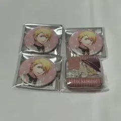 うたプリ　来栖翔　Q-pot 缶バッジ　4点セット