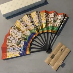 新品未使用】宮脇賣扇庵 飾り扇子 飾り台付き 金地 桜柄 京扇子 - メルカリ