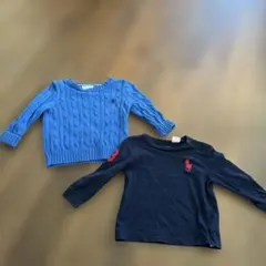 ポロ・ラルフ・ローレン セーター ロンT2点セット