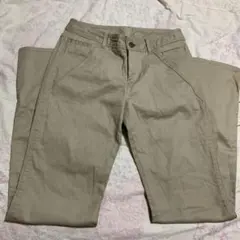 COMME CA ISM フレアジーンズ ベージュグレー M