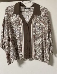 ペイズリー柄 シャツ