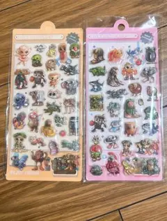 イタリアンブレインロッド 水入りりボンボンドロップシール2点セット