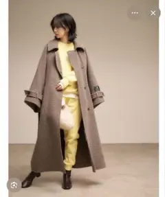 ま*ん様 オーラリー auralee ガンクラブチェック コート 齋藤飛鳥さん