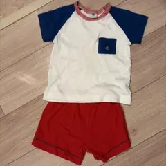 プチバトー　パジャマ　Tシャツとショートパンツ セットのサムネイル
