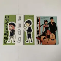 SPY×FAMILY スパイファミリー　ステッカー　イラストカード