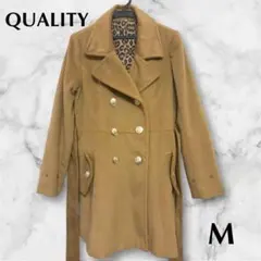 QUALITY レディースコート　ベージュ　M