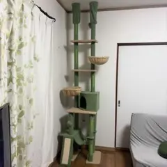キャットタワー 据え置き型 多頭飼 ヘイブリー //猫用タワー