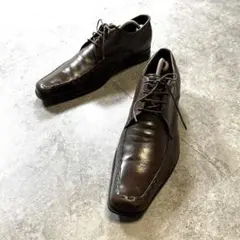 良品【KATHARINE HAMNETT】ビジネスシューズ 革靴　ロングノーズ◎