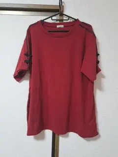 【axes femme】チャイナラインBIGTシャツ