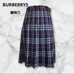 ★BURBERRYS　ヴィンテージ　プリーツスカート　ノバチェック　難有り